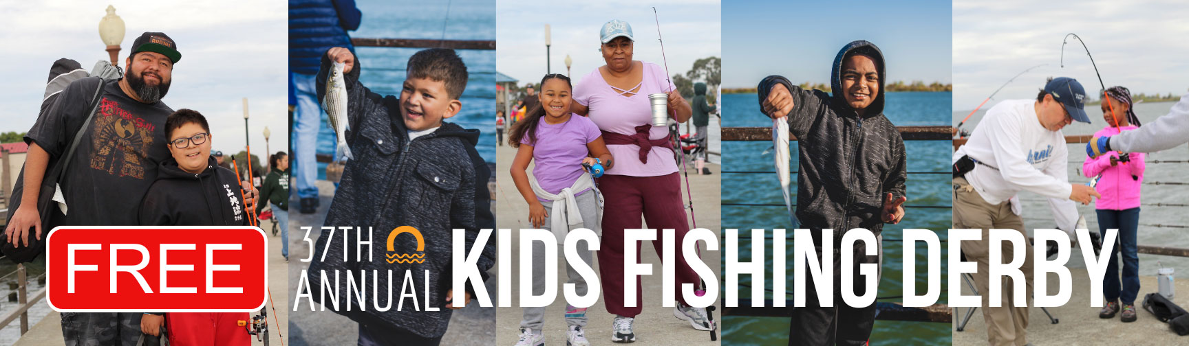 kids fishing derby web banner